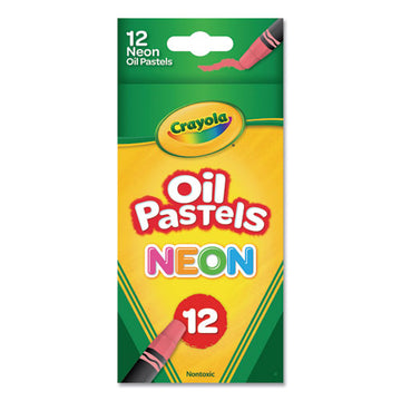 Crayola® Neon Oil Pastels, 12 Assorted Colors, 12-pack freeshipping - TVN Wholesale